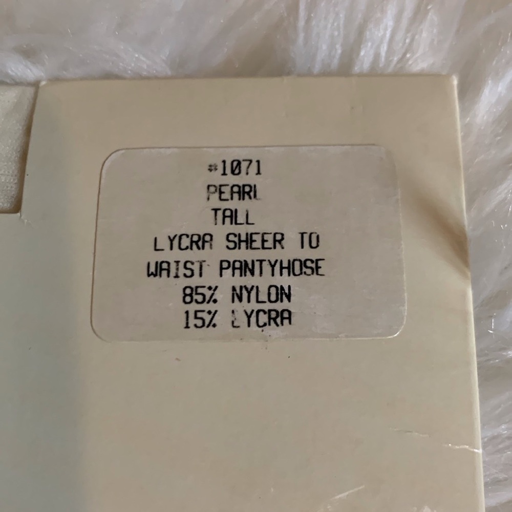 Vintage Frederick’s Of Hollywood Pantyhose Pearl Size Tall - Picture 6 of 8